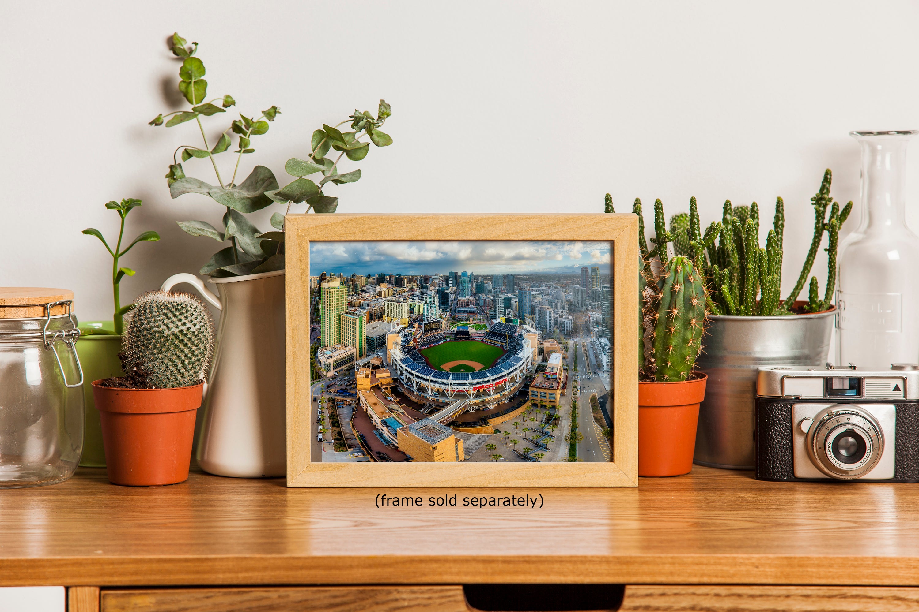 San Diego Padres Art, Petco Park Print MLB Stadium Baseball Fan Decor