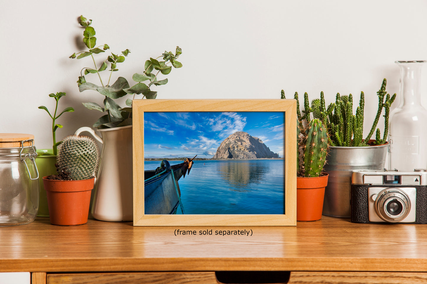 Morro Bay California Coastline Ocean Picture Nature Photo, Morro Rock Coastal Relaxation Artwork, Dorm Room, Office & House Decor