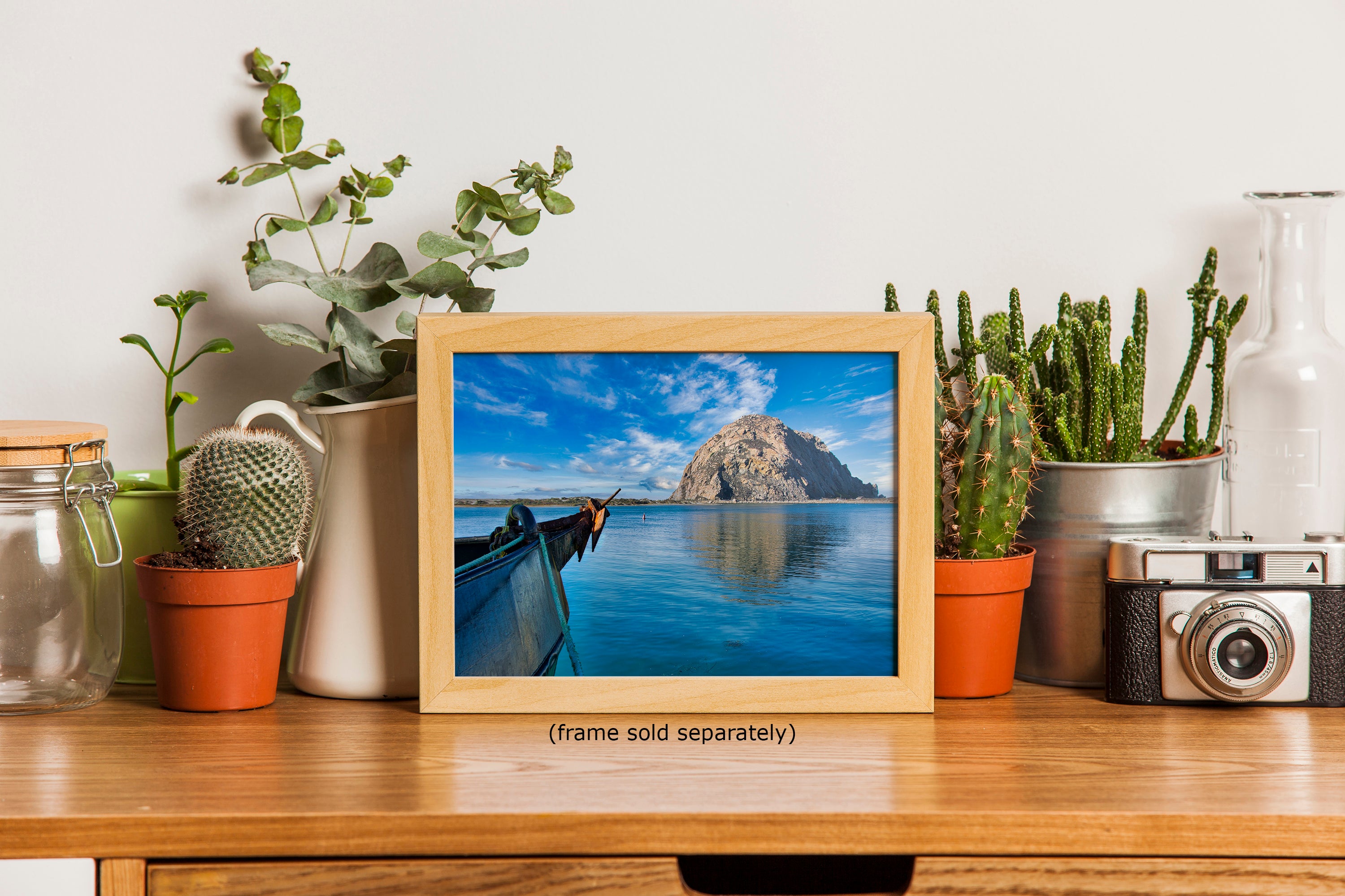 Morro Bay California Coastline Ocean Picture Nature Photo, Morro Rock Coastal Relaxation Artwork, Dorm Room, Office & House Decor