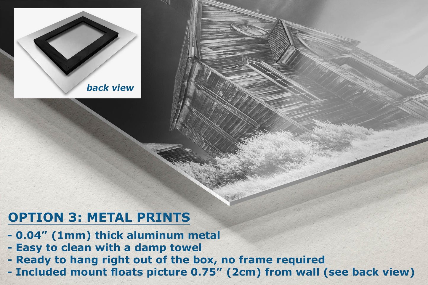 Bodie Ghost Town Western Decor in Black and White, Abandoned Forgotten Towns, Black and White Historic California Photography