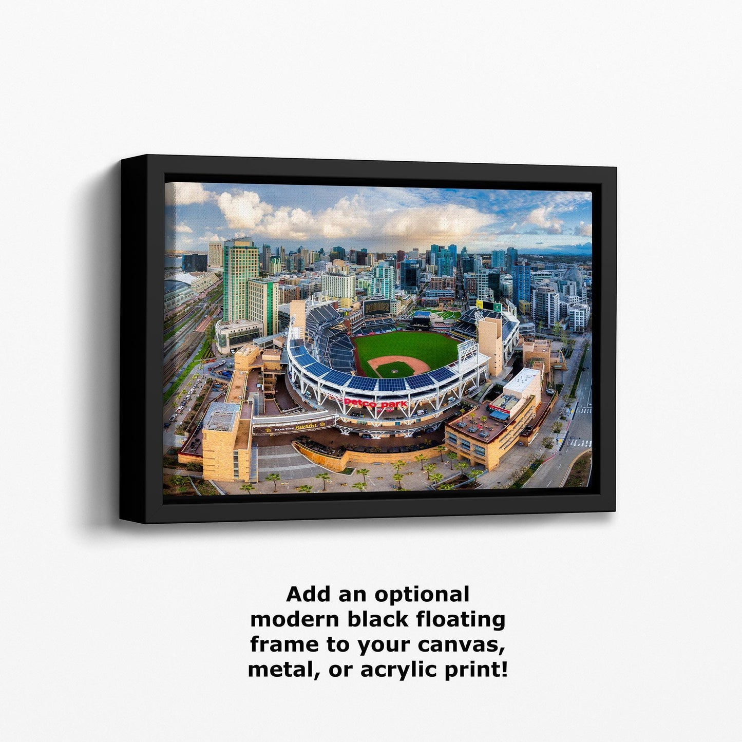 San Diego Padres Baseball Petco Park SD Skyline Print – MLB Stadium Wall Art for Sports Fans & Home Decor