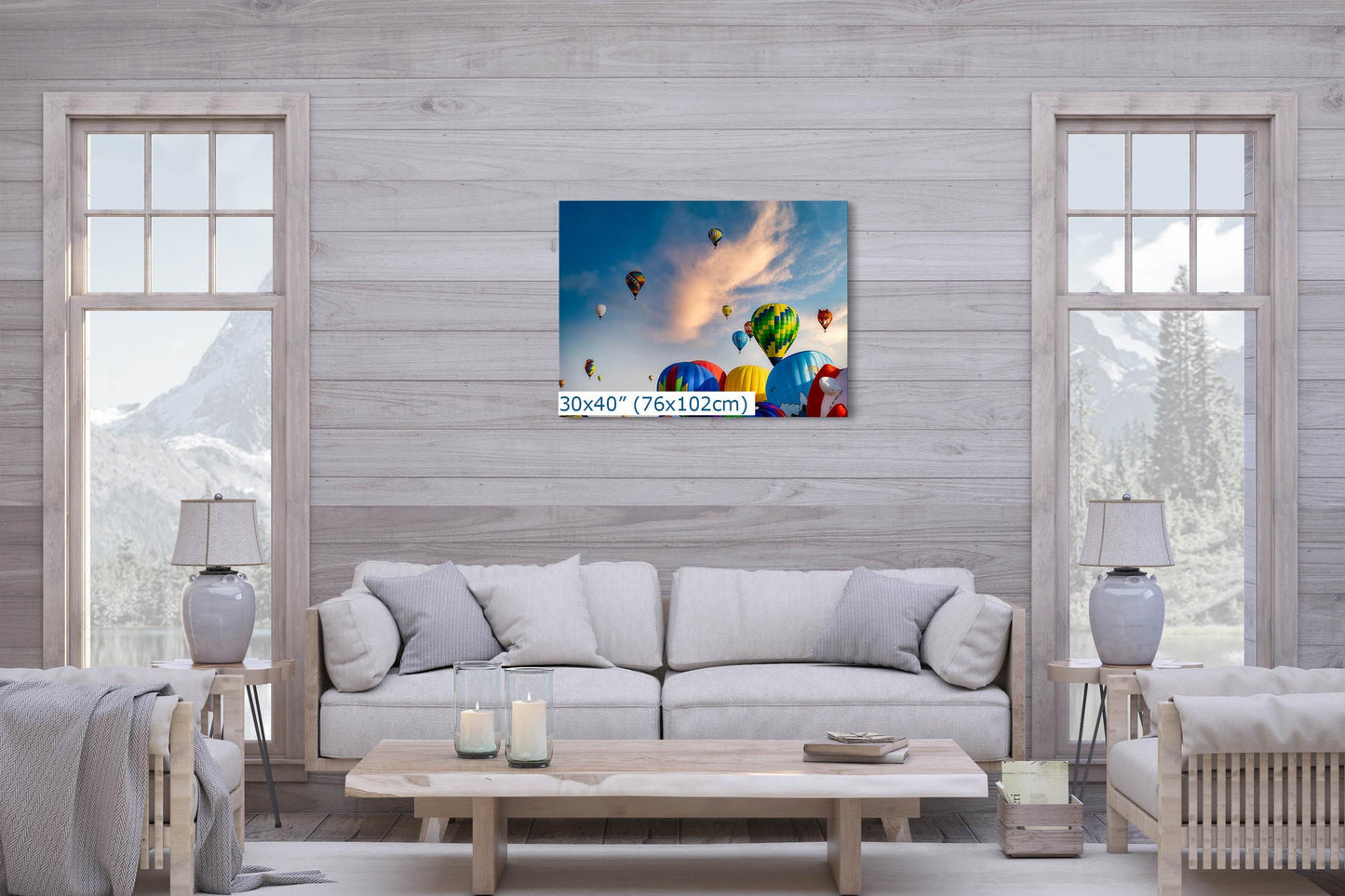 Hot Air Balloon Festival | Albuquerque New Mexico Balloon Fiesta Wall Art | Office, Cubicle & House Decor