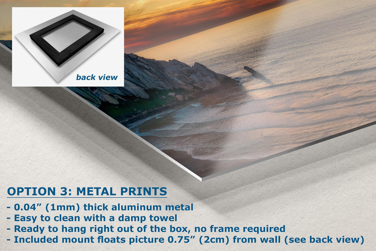 Morro Bay California Coastline Ocean Picture Nature Photo, Morro Rock Aerial Sunset Coastal Relaxation Artwork, Dorm Room, Office & House Decor