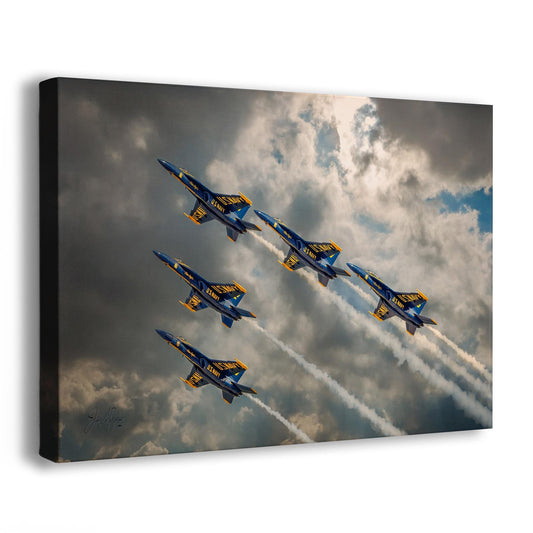US Navy Blue Angels FA-18 Super Hornet Aviation Artwork, Military Aircraft Poster, Flight Squadron, Airshow Wall Art, Navy Fighter Jet