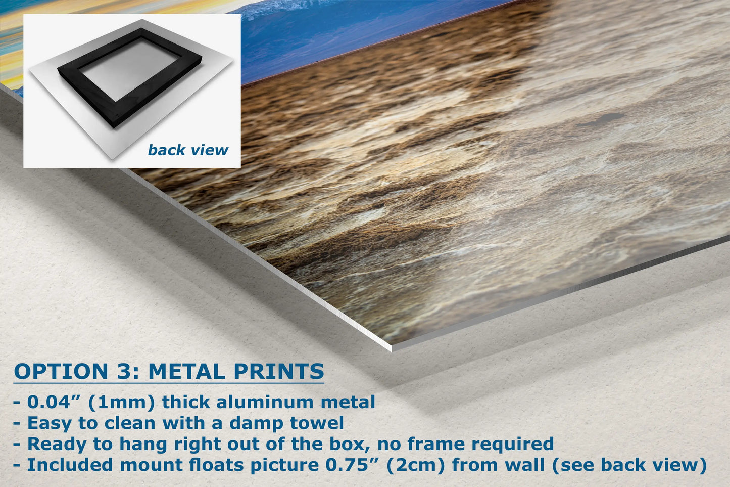 a close up of a metal print on a wall