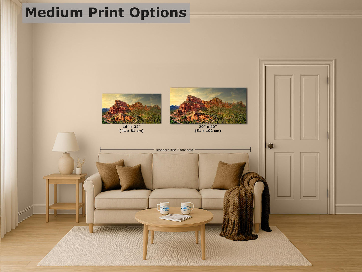 Chapel of the Holy Cross Sedona Arizona Desert Picture, Southwestern Wall Art, Catholic Church Decor, Canvas Print, Office or Home Wall Art
