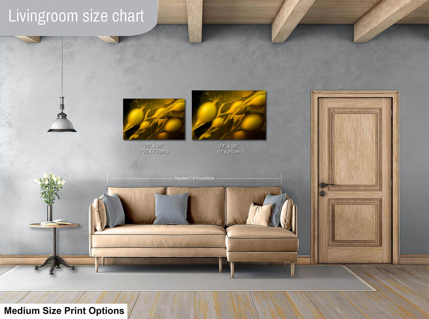 Kelp Forest Seaweed Pictures Underwater Scenery, Ocean Life Marine Biology Nature Photo Relaxation Artwork Decor for Office Dorm Room Decor