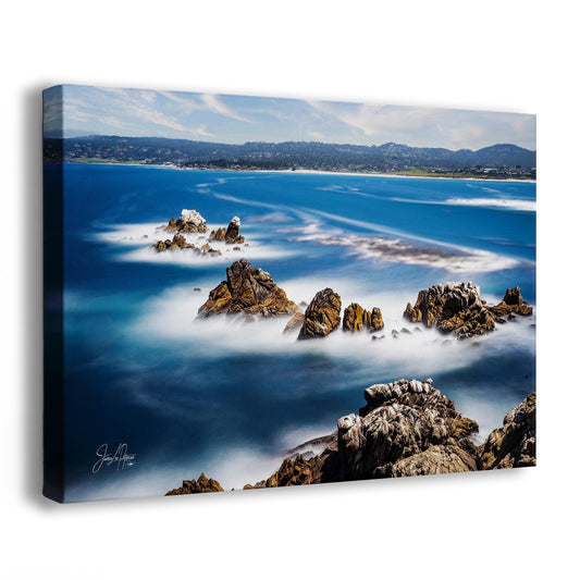 Point Lobos Shoreline, Carmel California Coastline Ocean Picture, Relaxation Artwork Nature Photo for Meditation, Office, Dorm, House Decor