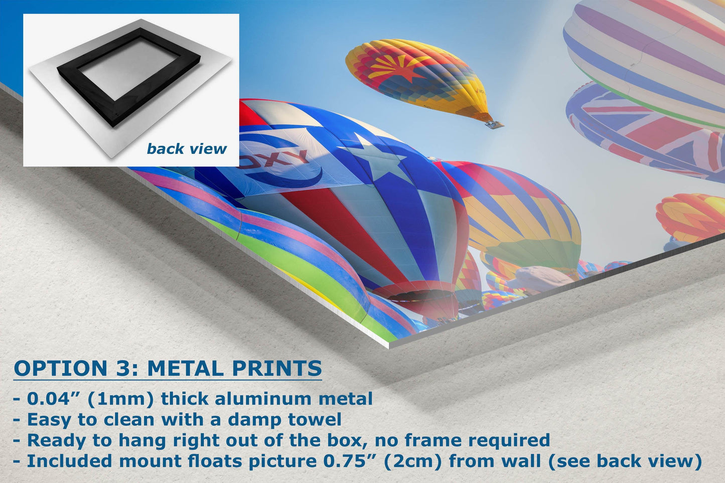 Hot Air Balloon Festival Mass Ascension Arizona Flag, Albuquerque New Mexico Balloon Fiesta Wall Art | Office, Cubicle & House Decor