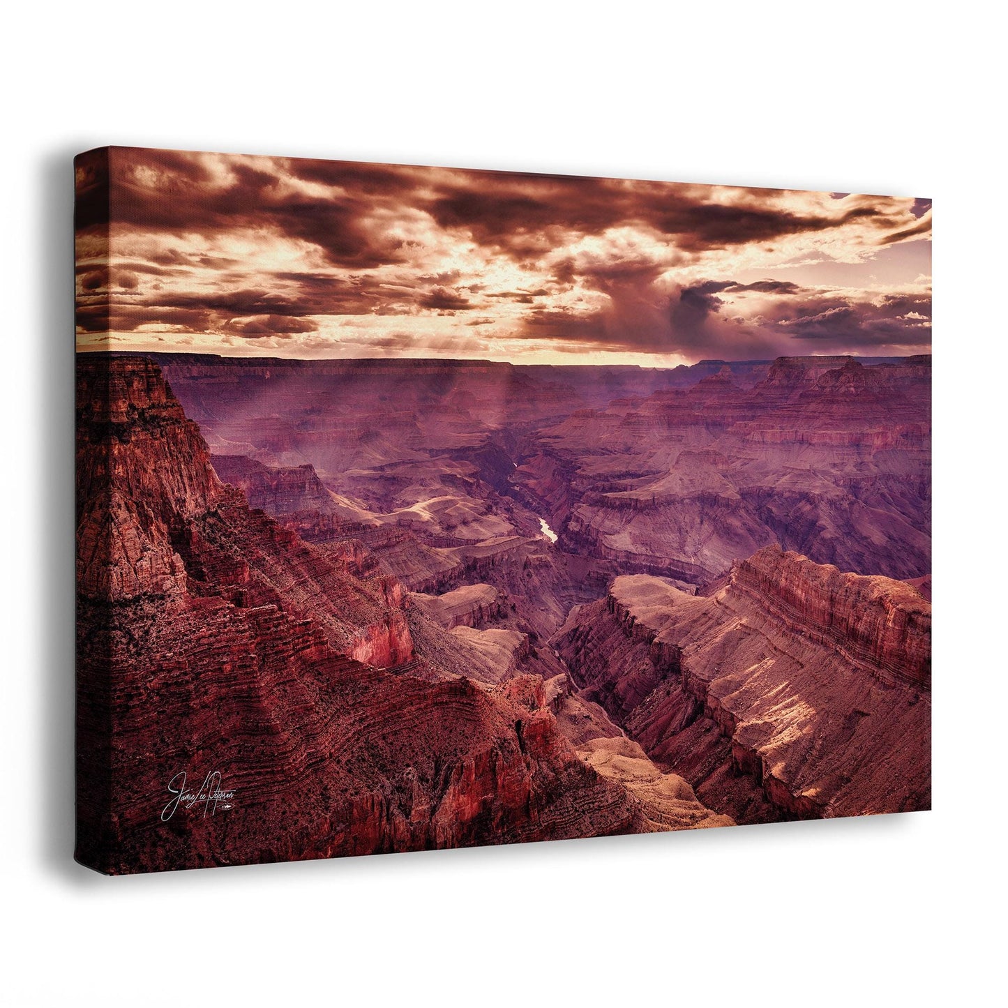 Grand Canyon National Park, Arizona Desert Picture Sunset Nature Photo, Bohemian Style Relaxation Artwork for Meditation, Apartment, Office & House Décor