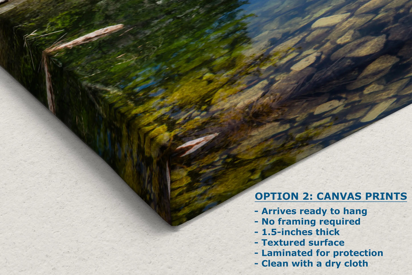 a picture of a painting of a river