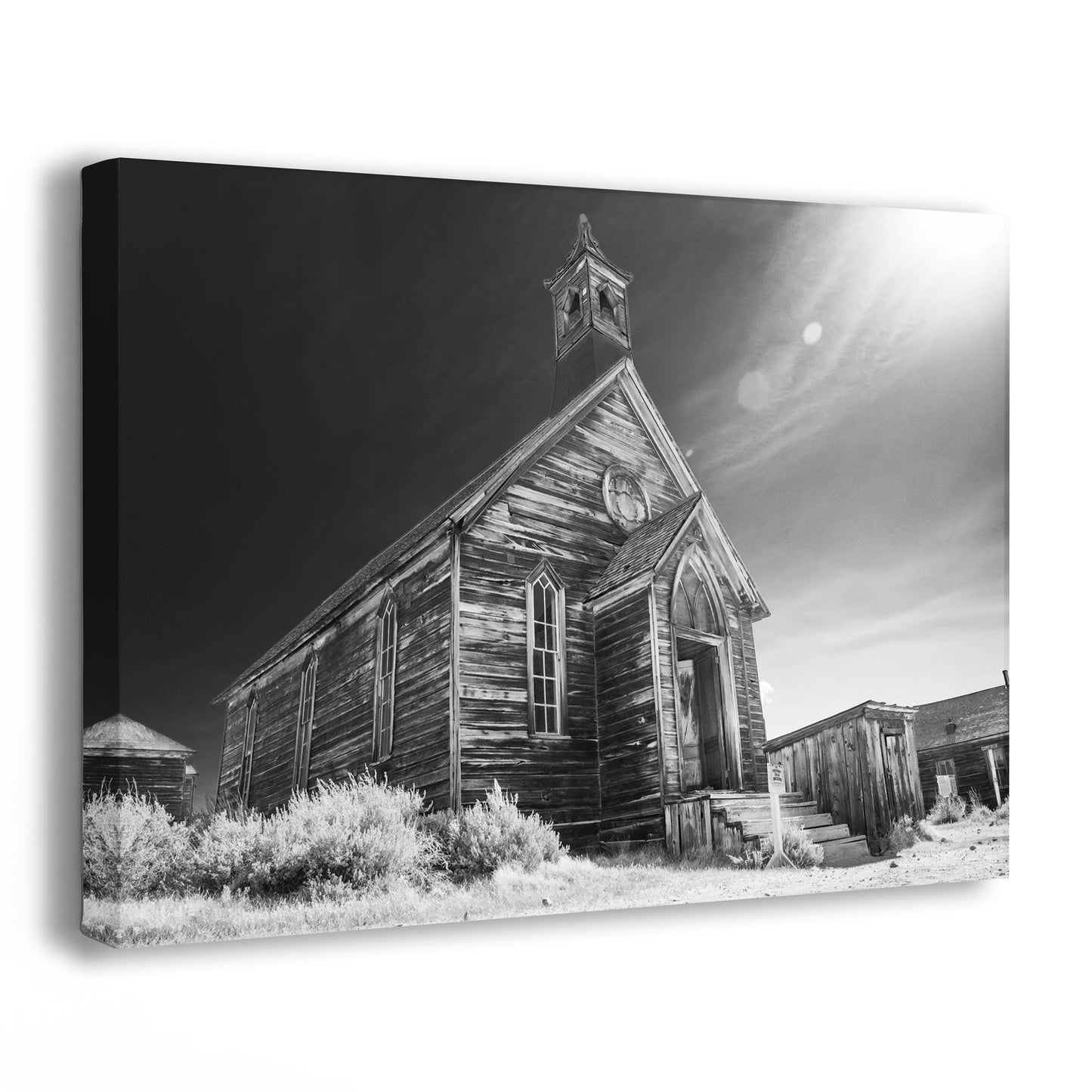 Bodie Ghost Town Western Decor in Black and White, Abandoned Forgotten Towns, Black and White Historic California Photography