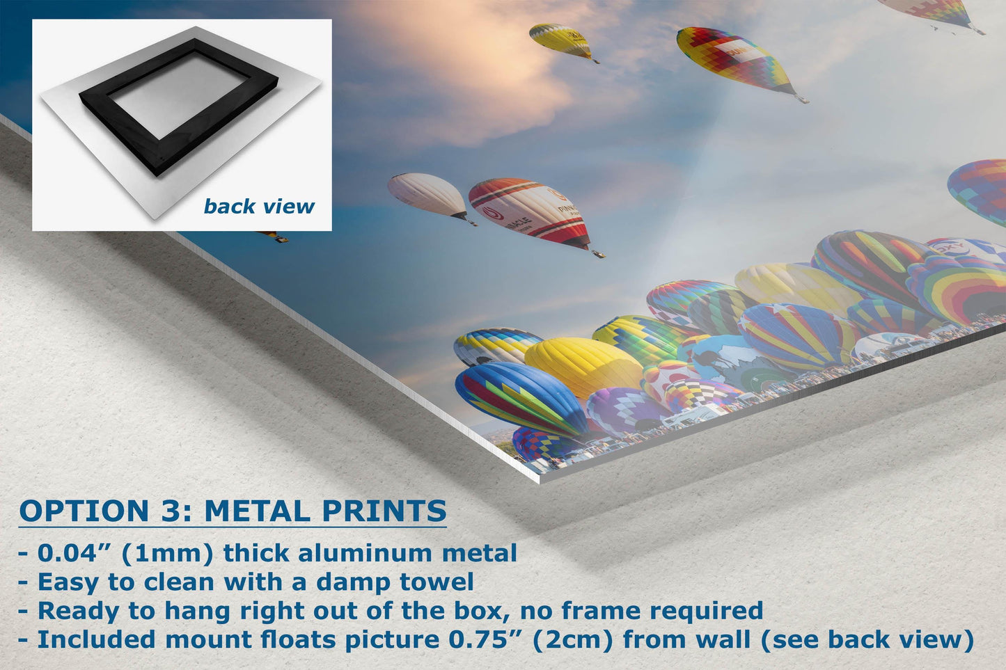 Hot Air Balloon Festival Mass Ascension Photo | Albuquerque New Mexico Balloon Fiesta Wall Art | Office, Cubicle & House Decor