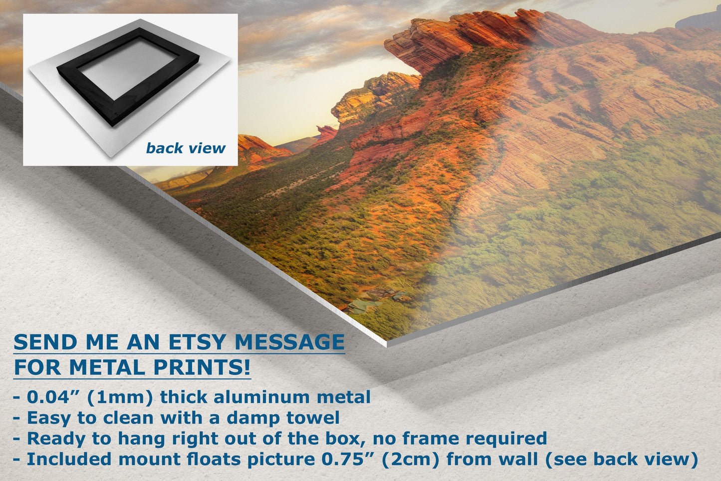 Cathedral Rock, Sedona Arizona Desert Picture Nature Photo Relaxation Artwork for Meditation, Office, and House Decor
