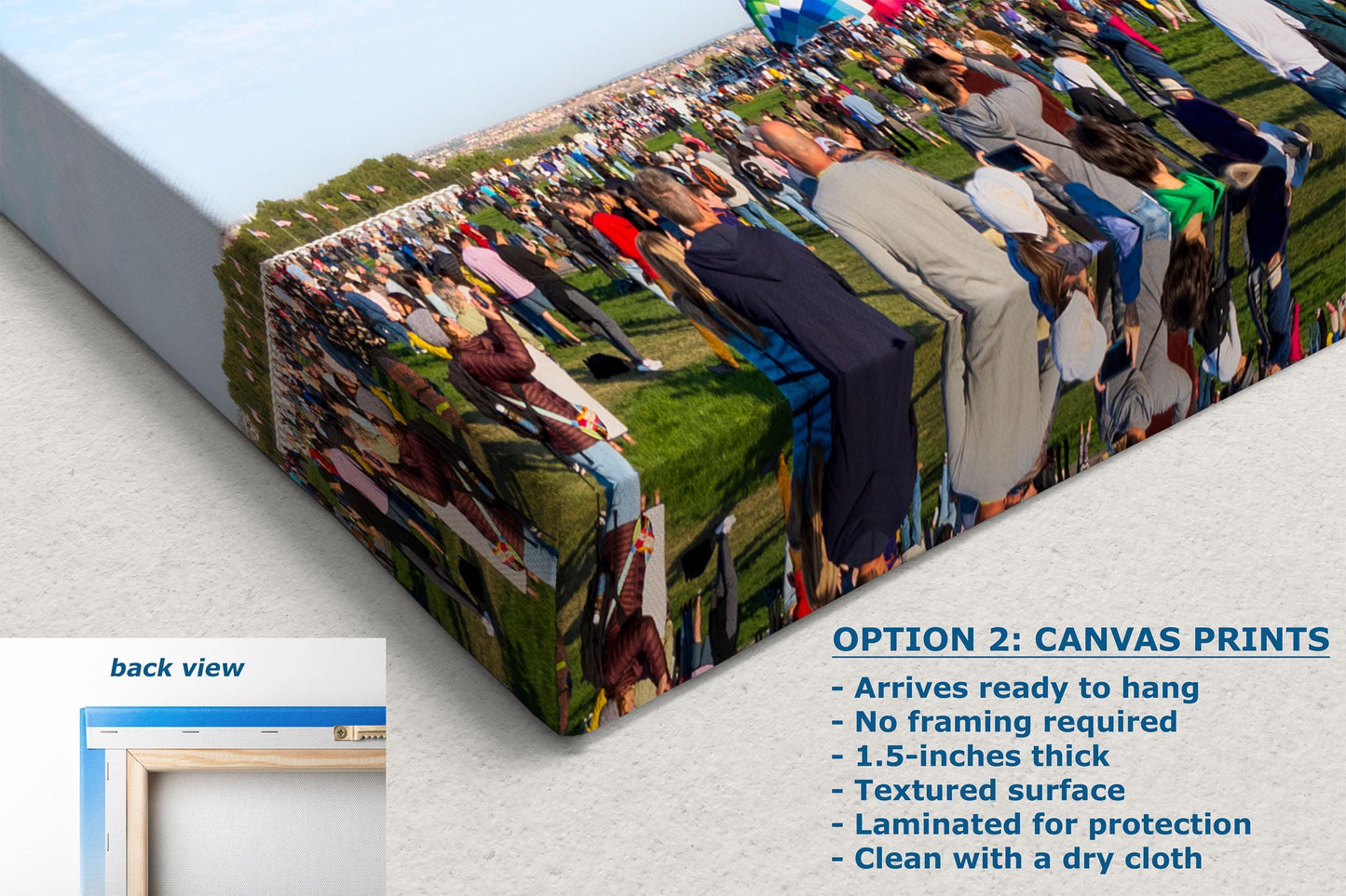 Hot Air Balloon Festival Mass Ascension Panorama Photo | Albuquerque New Mexico Balloon Fiesta Wall Art | Office, Cubicle & House Decor