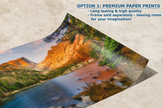 Dream Lake Rocky Mountain National Park Mountain Picture Nature Photo, Relaxation Artwork for Meditation, Office, Apartment & House Decor