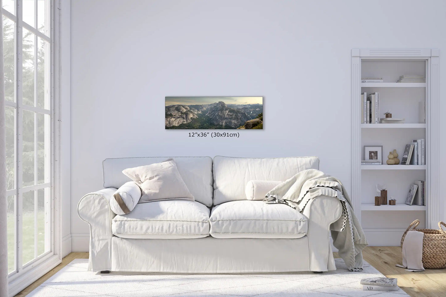 Glacier Point Yosemite National Park Nature Photo Relaxation Artwork of Half Dome for Meditation, Office, and House Decor