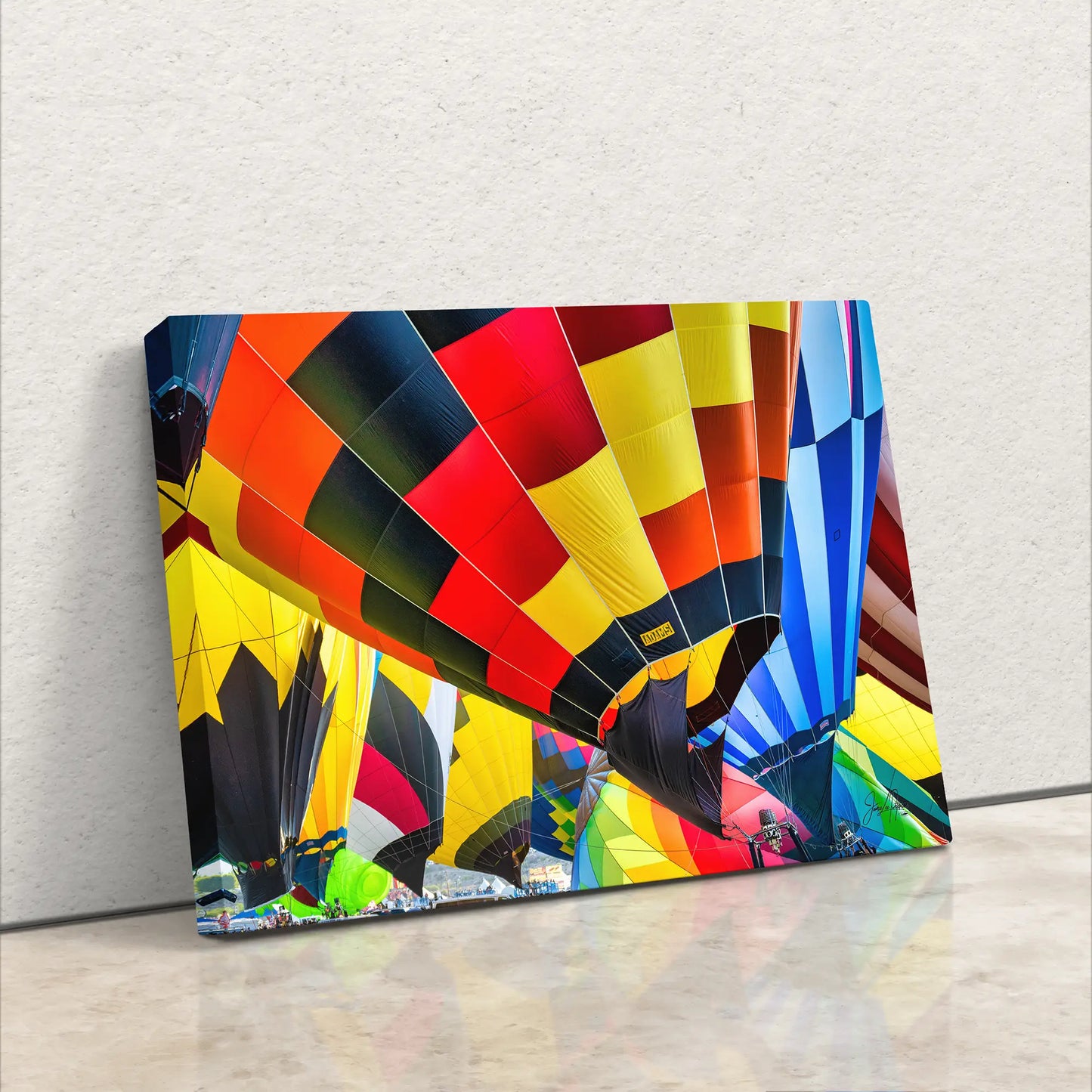 Hot Air Balloon Festival Mass Ascension Close Up | Albuquerque New Mexico Balloon Fiesta Wall Art | Office, Cubicle & House Decor