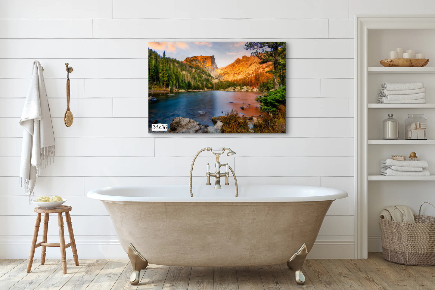 Dream Lake Rocky Mountain National Park Mountain Picture Nature Photo, Relaxation Artwork for Meditation, Office, Apartment & House Decor