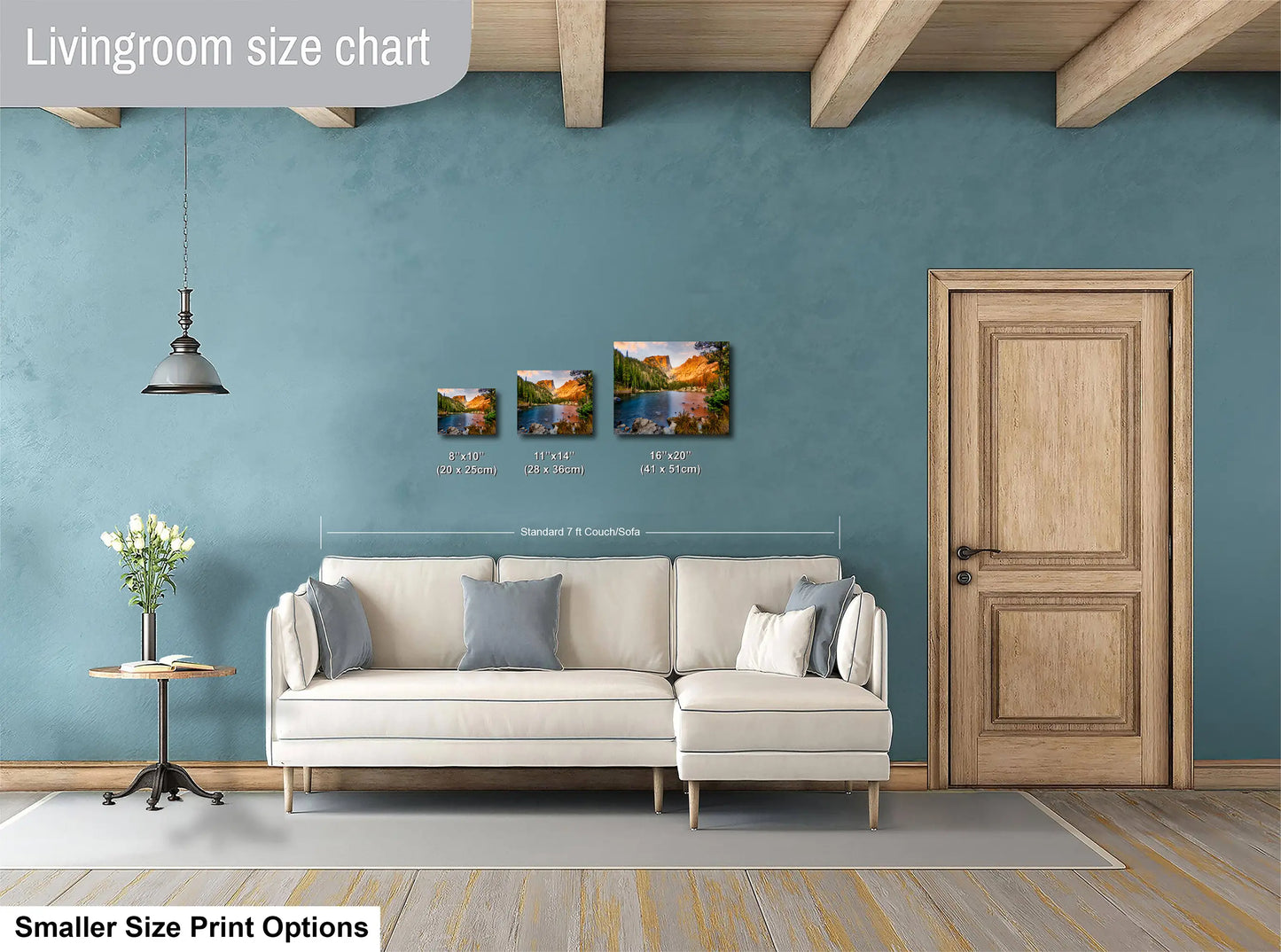 Dream Lake Rocky Mountain National Park Mountain Picture Nature Photo, Relaxation Artwork for Meditation, Office, Apartment & House Decor