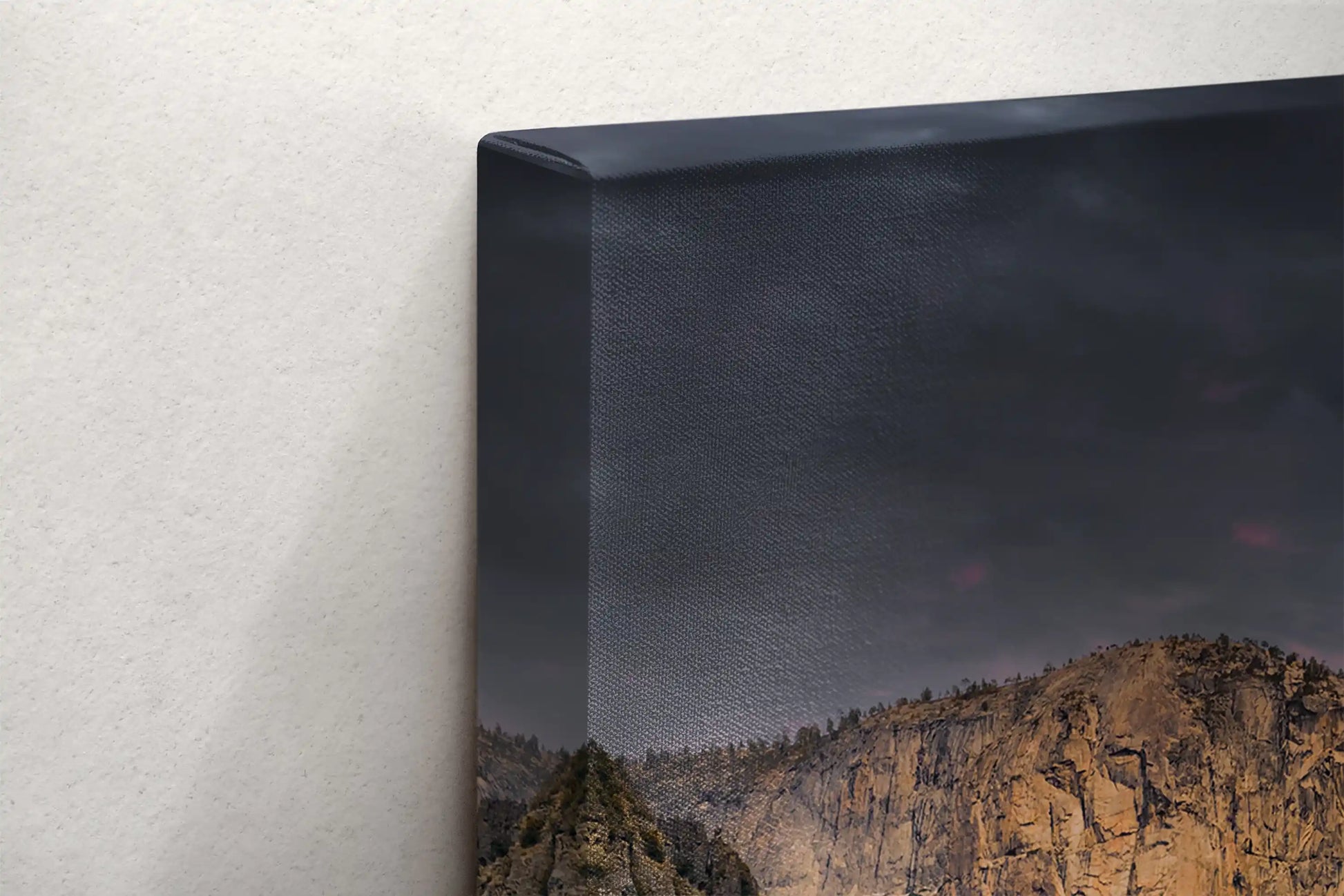 Yosemite Valley from Tunnel View close-up view of canvas wall decor