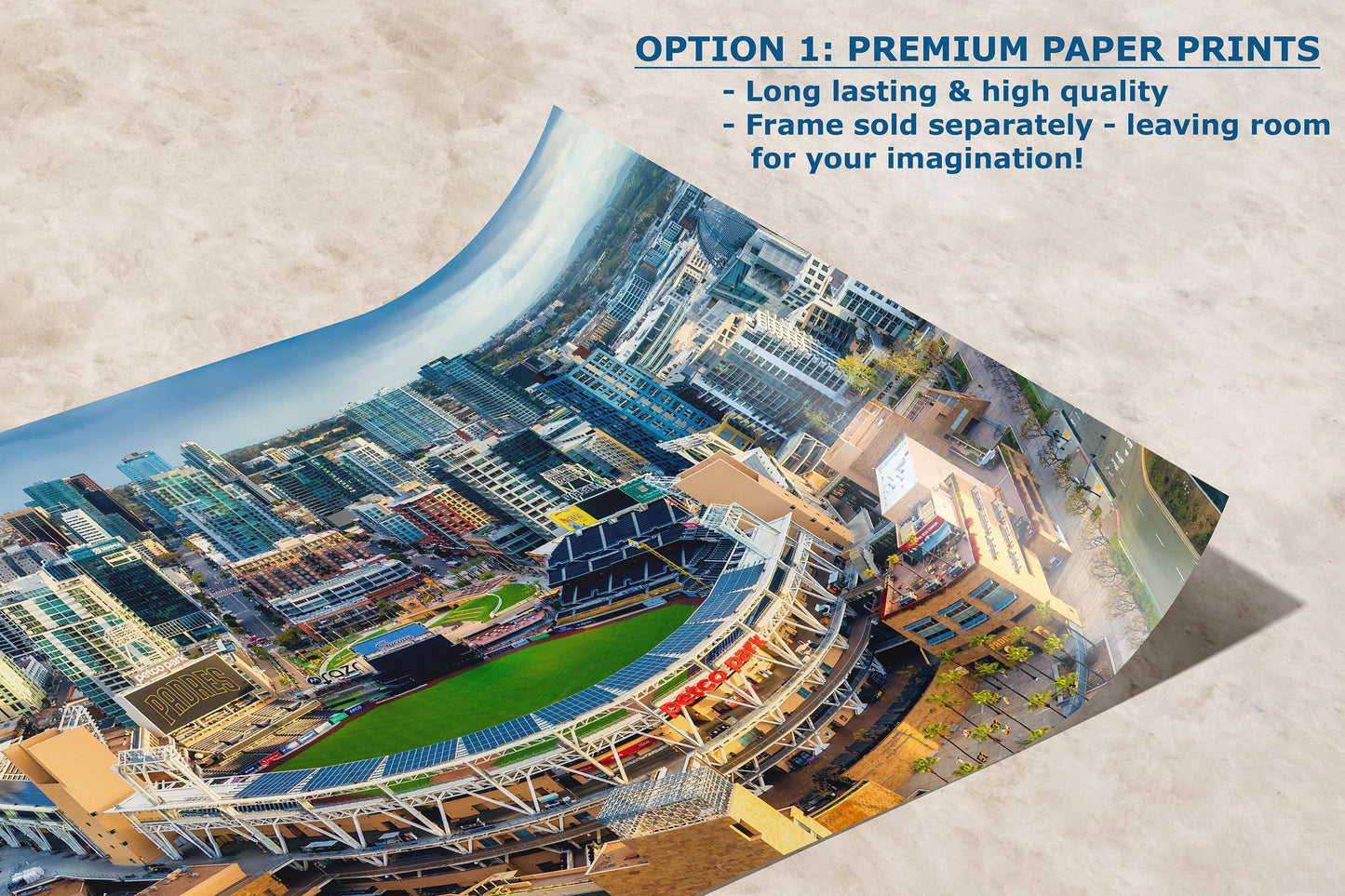 San Diego Padres Baseball Petco Park – MLB Stadium Wall Art for Sports Fans & Home Decor