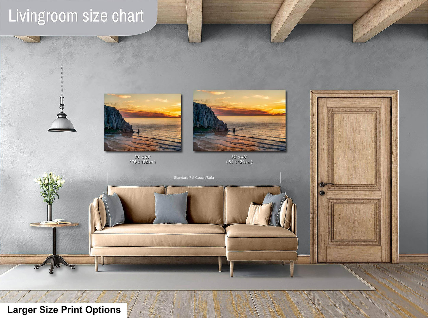 Morro Bay California Coastline Ocean Picture Nature Photo, Morro Rock Aerial Sunset Coastal Relaxation Artwork, Dorm Room, Office & House Decor