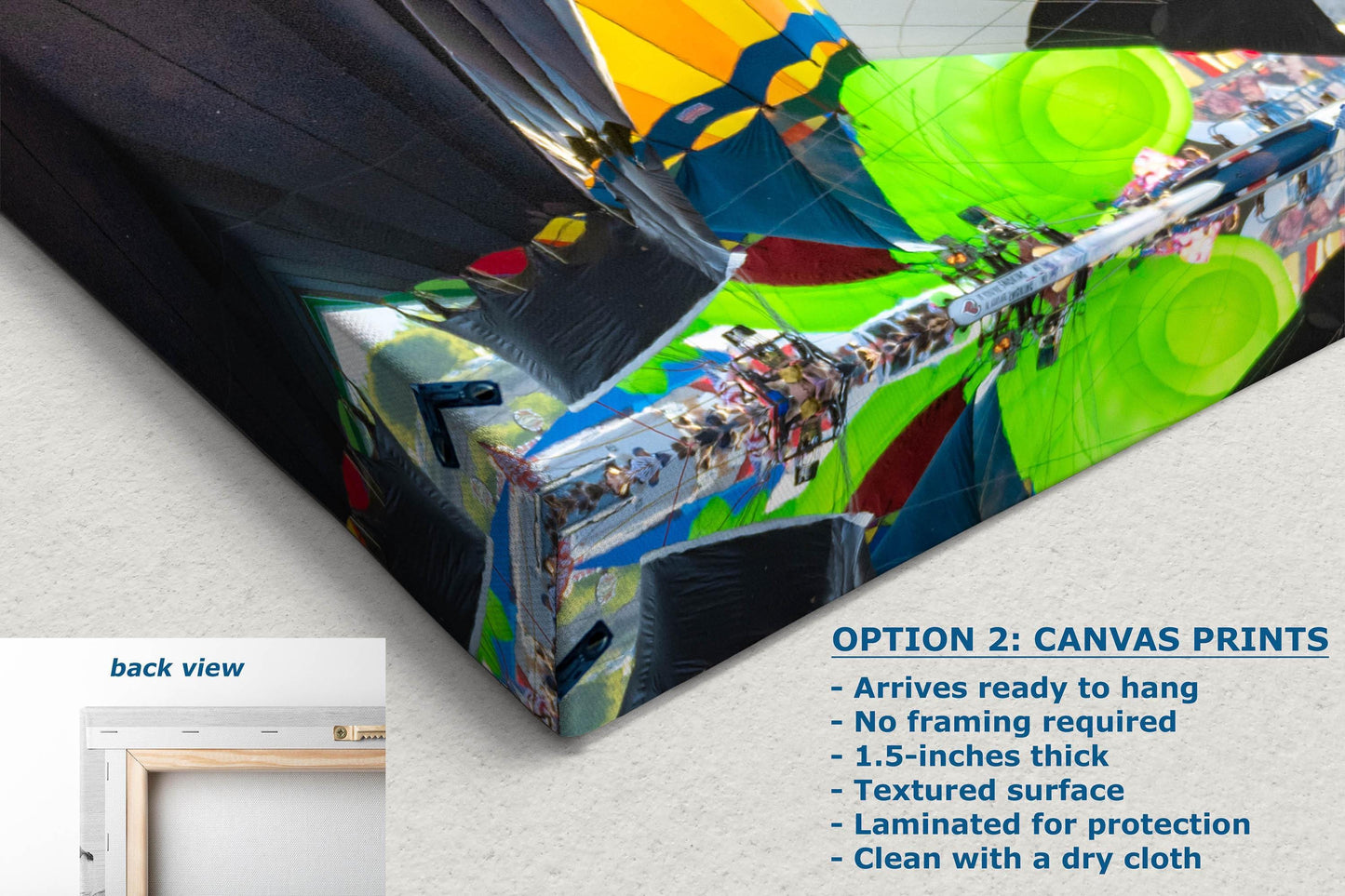 Hot Air Balloon Festival Mass Ascension Close Up | Albuquerque New Mexico Balloon Fiesta Wall Art | Office, Cubicle & House Decor