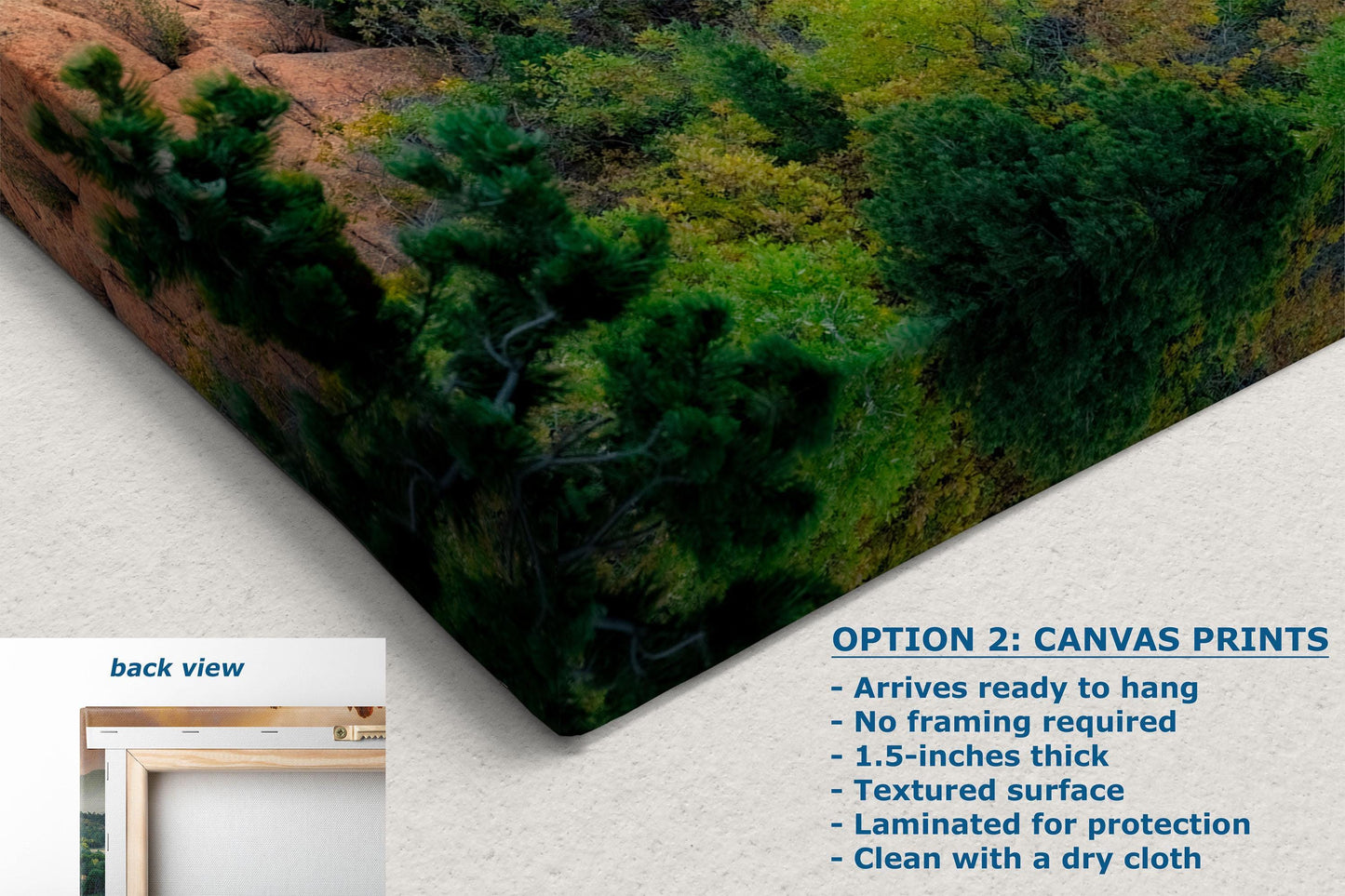 Garden of the Gods Colorado Mountain Picture Nature Photo, Rocky Mountain Relaxation Artwork for Meditation, Office, & House Decor