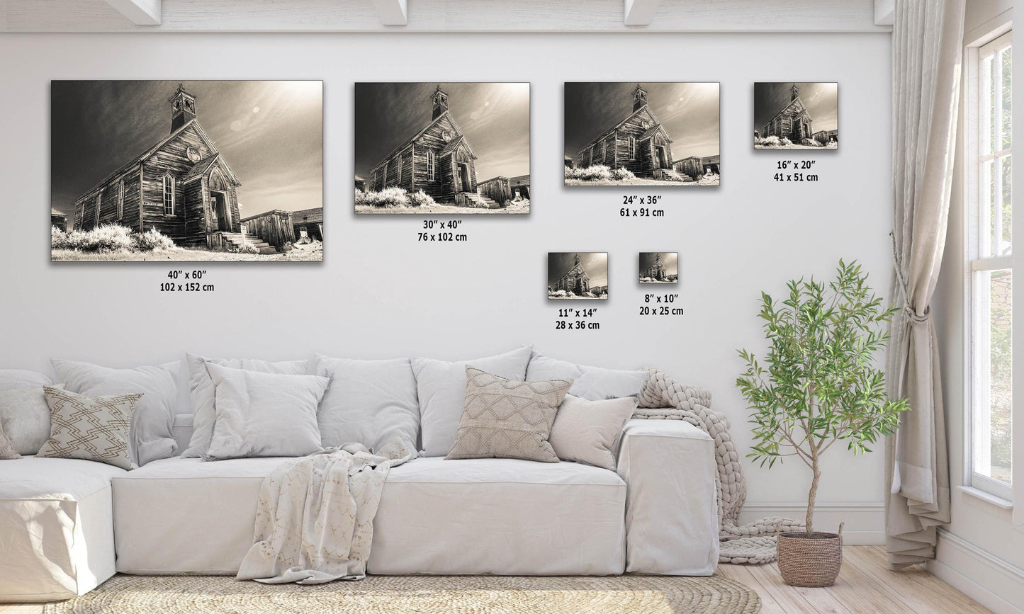 Bodie Ghost Town Western Decor | Abandoned Forgotten Towns | Black and White Historic California Photography