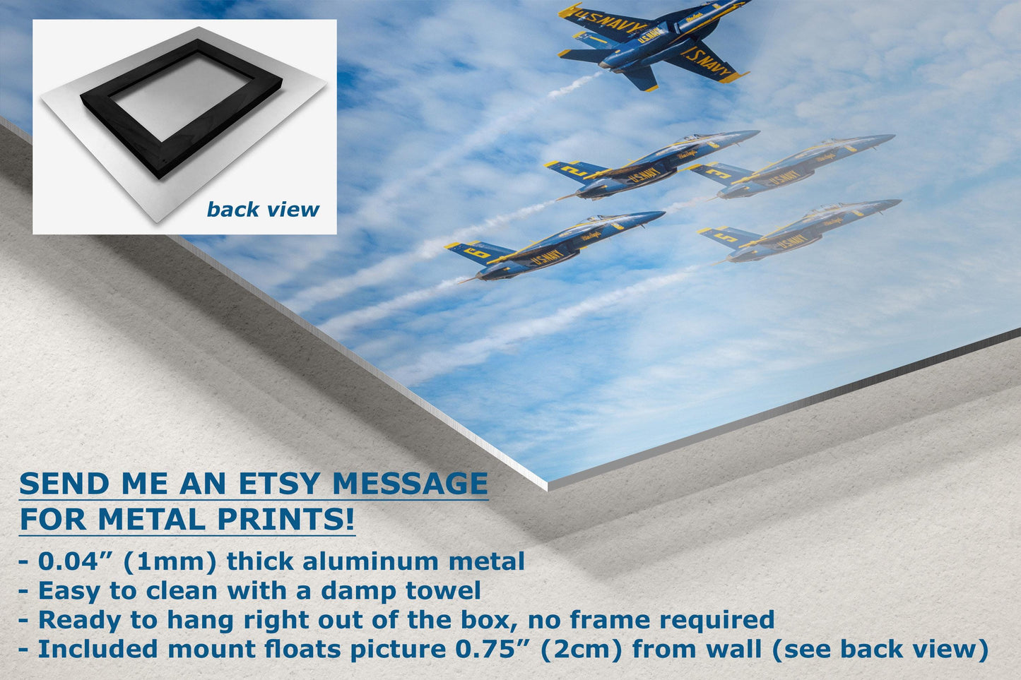 US Navy Blue Angels FA-18 Super Hornet Aviation Artwork | Military Aircraft Poster | Naval Aviation Wall Decor | Fighter Jet Print