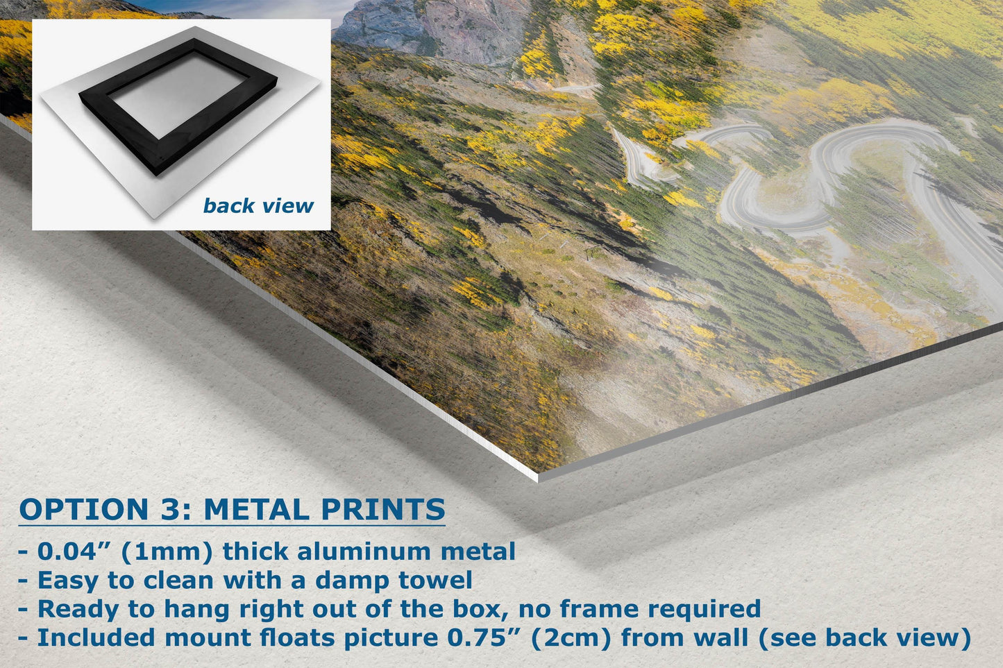 Colorado San Juan Mountain Picture, Million Dollar Highway Fall Colors Aspen Trees Forest Picture, Nature Photo for Relaxation Artwork, Meditation and House Decor