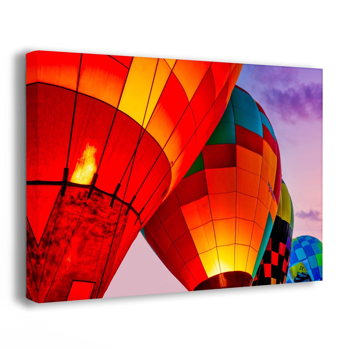 Hot Air Balloon Festival Morning Glow Photo | Albuquerque New Mexico Balloon Fiesta Wall Art | Office, Cubicle & House Decor