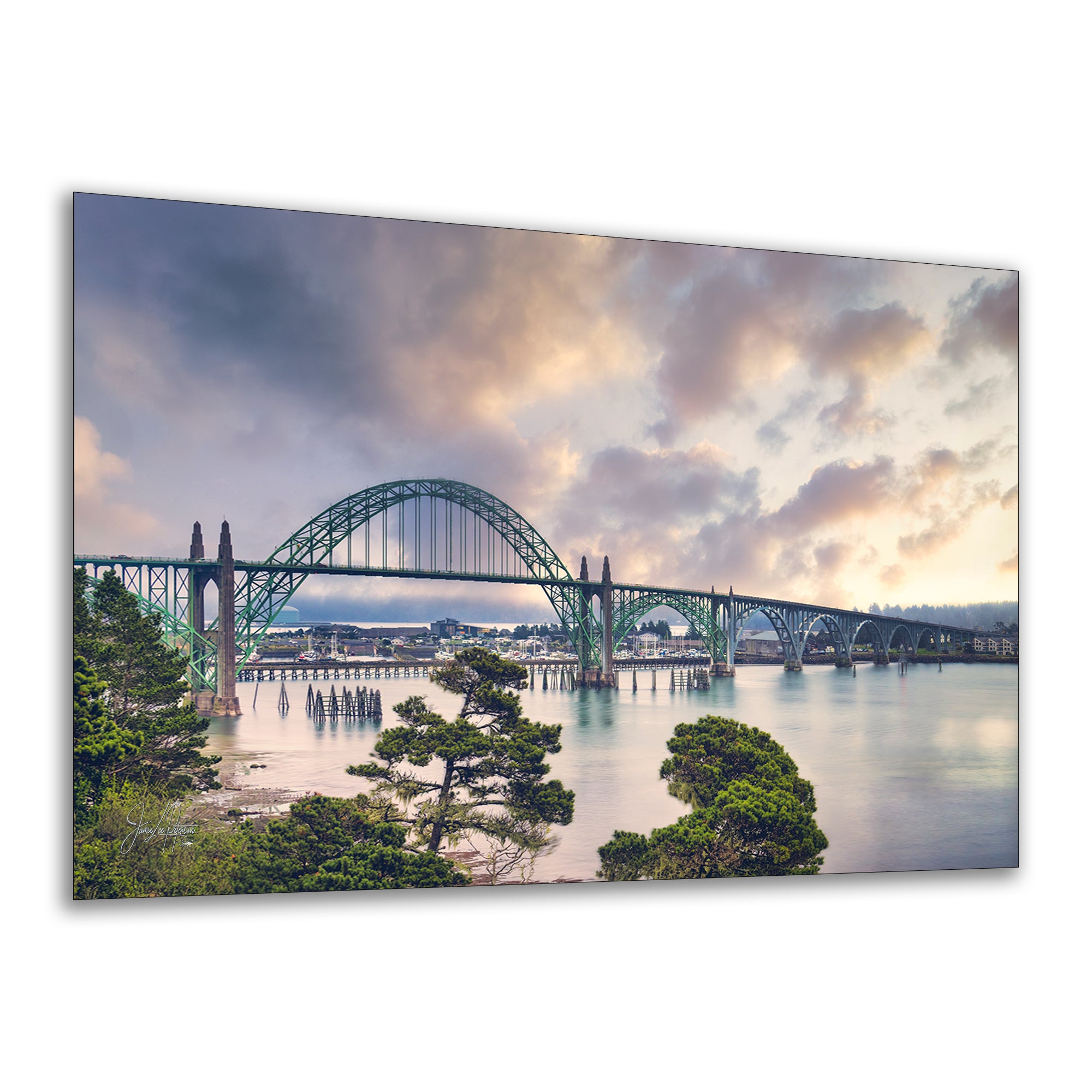 Alsea Bay Bridge Picture, Waldport Oregon Coast Ocean Picture, Pacific Northwest