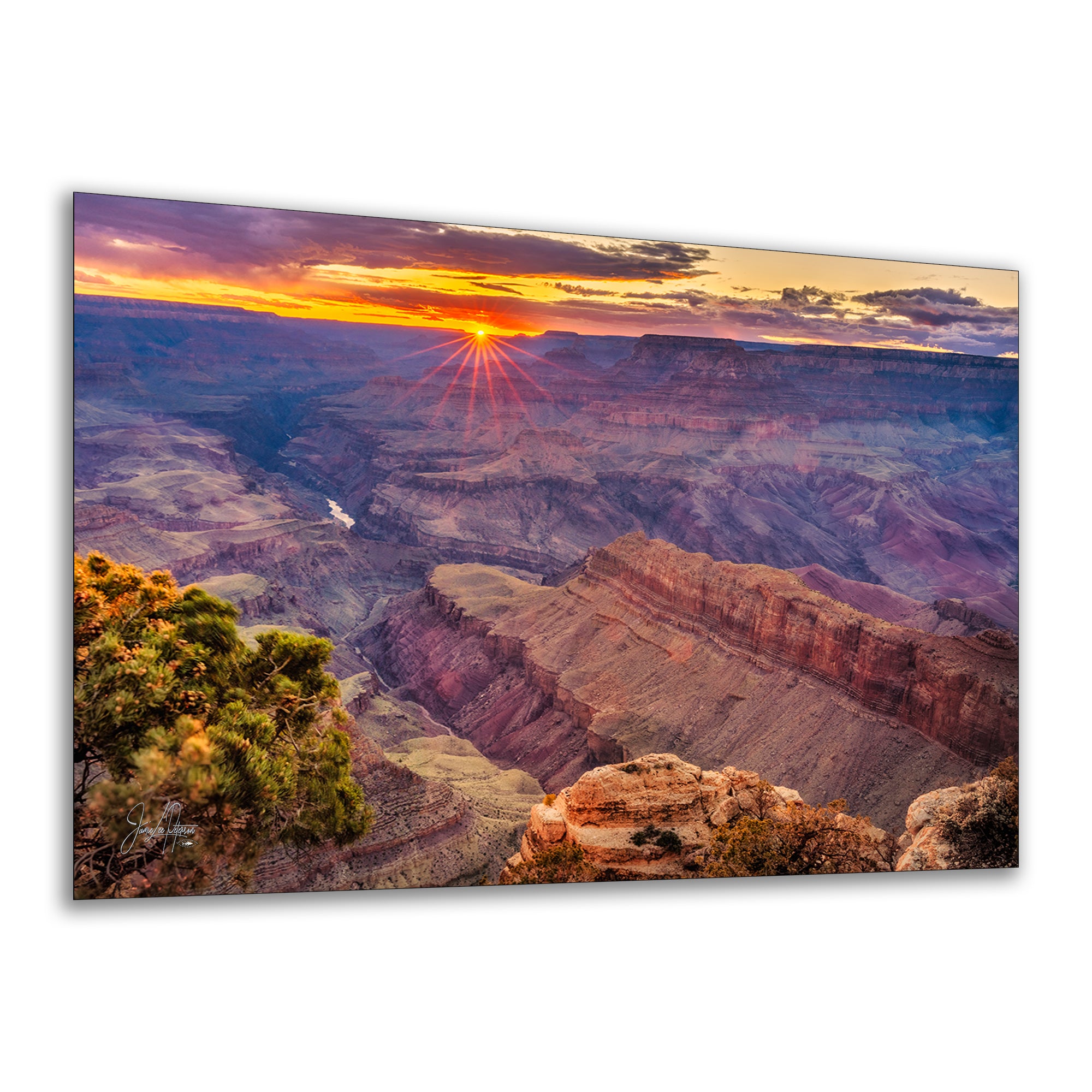 Grand Canyon National Park, Arizona Desert Picture Nature Photo, Bohemian Style Relaxation Artwork for Meditation, Office & House Decor