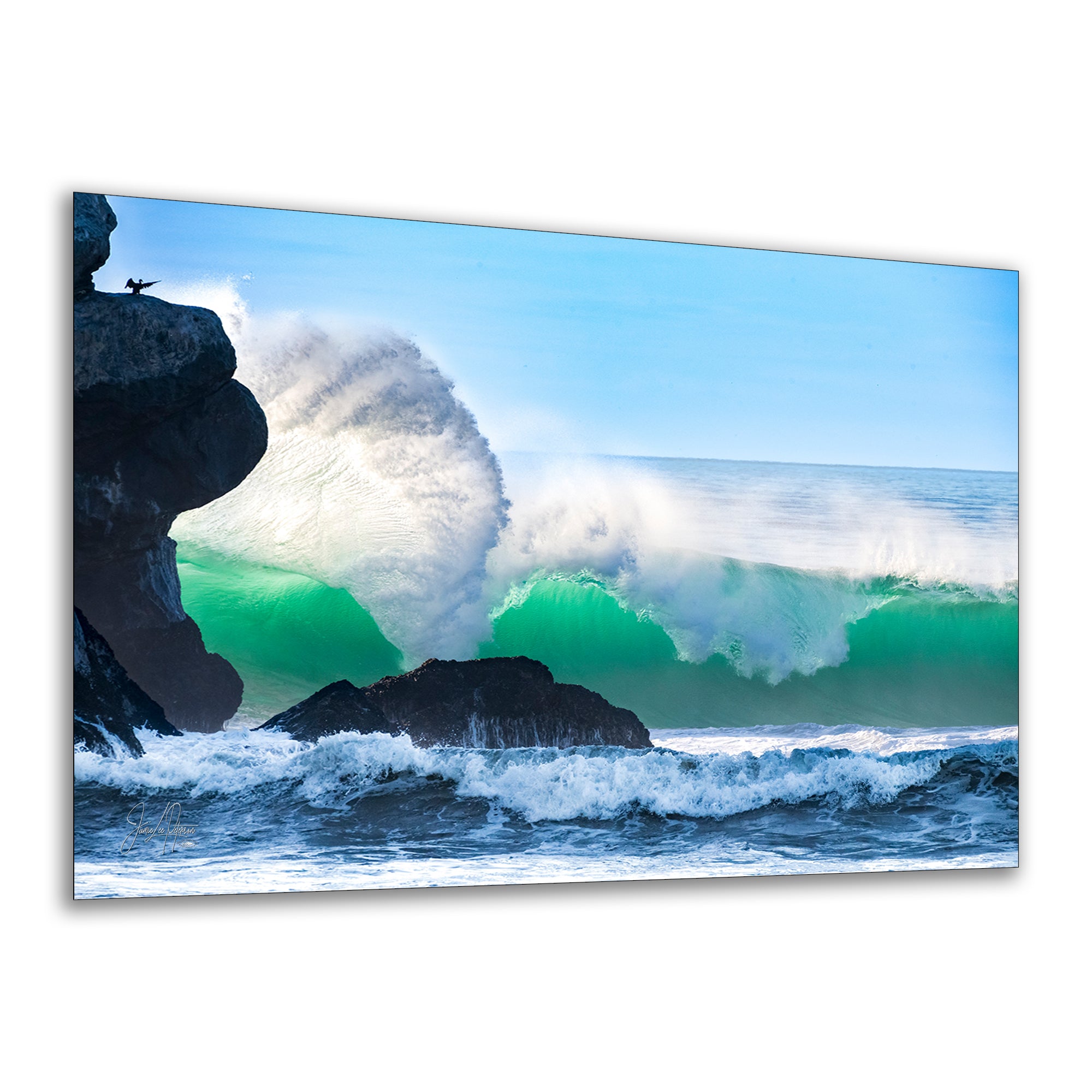 California Coastline Fine Art Print Limited Edition Morro Bay Breaking Wave