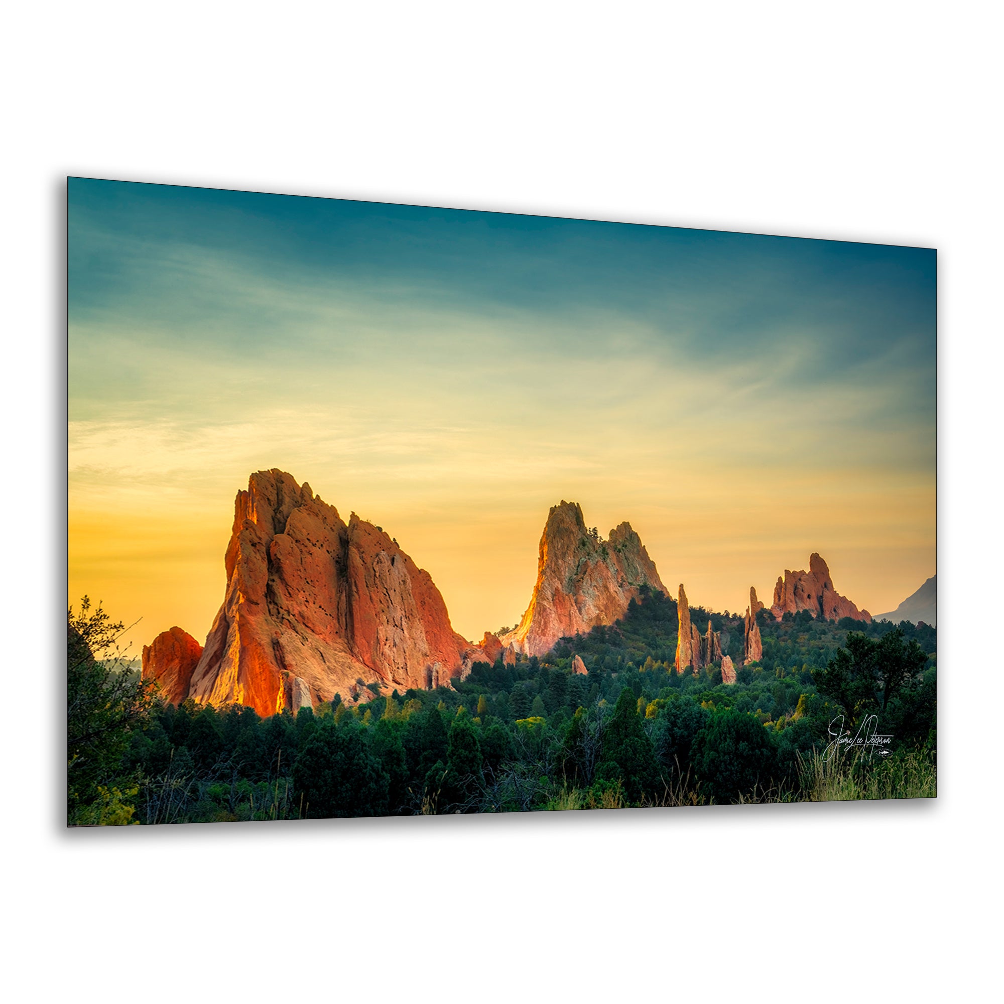 Garden of the Gods Colorado Mountain Picture, Nature Photo of Rocky Mountains for Meditation Relaxation Artwork Bohemian House Decor