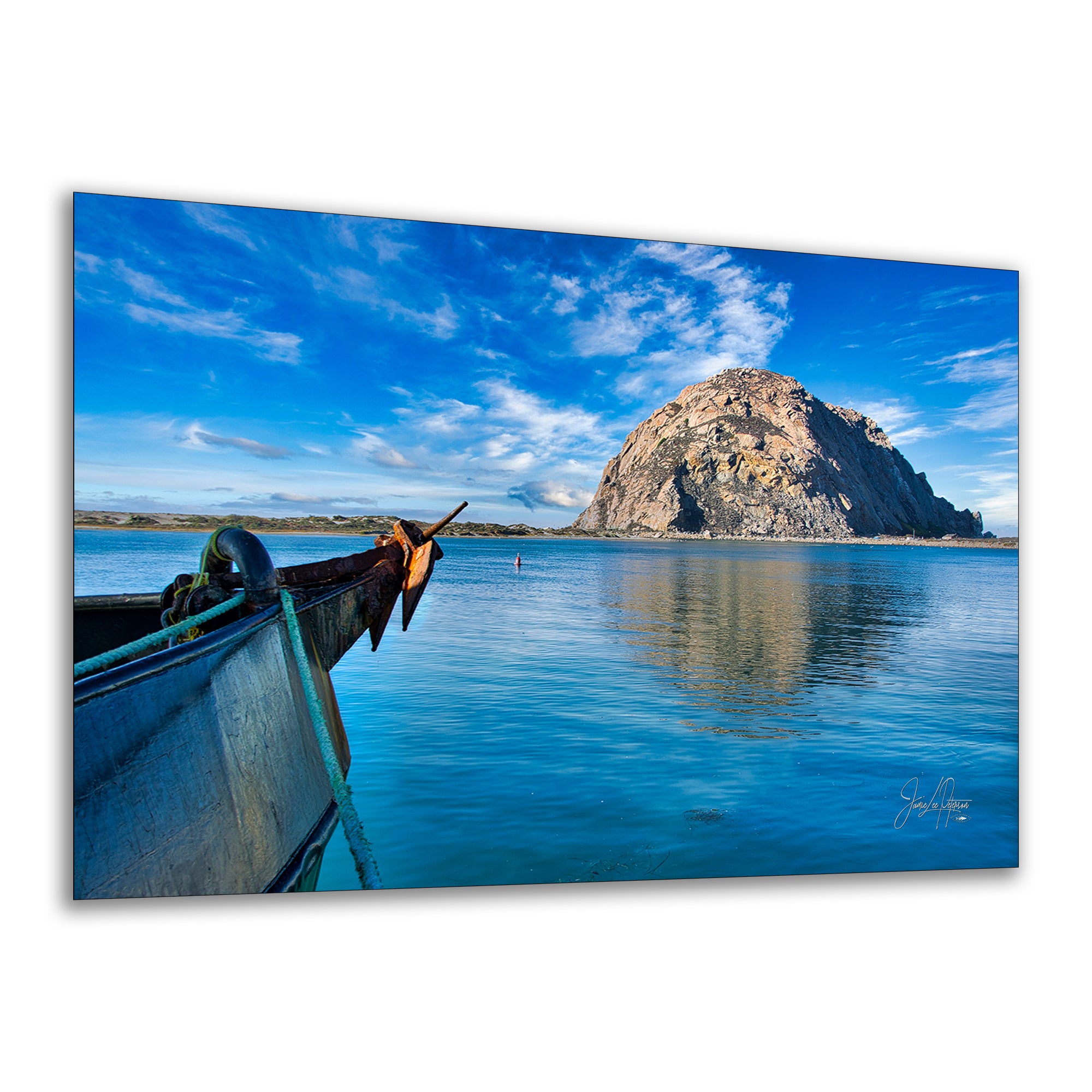Morro Bay California Coastline Ocean Picture Nature Photo, Morro Rock Coastal Relaxation Artwork, Dorm Room, Office & House Decor