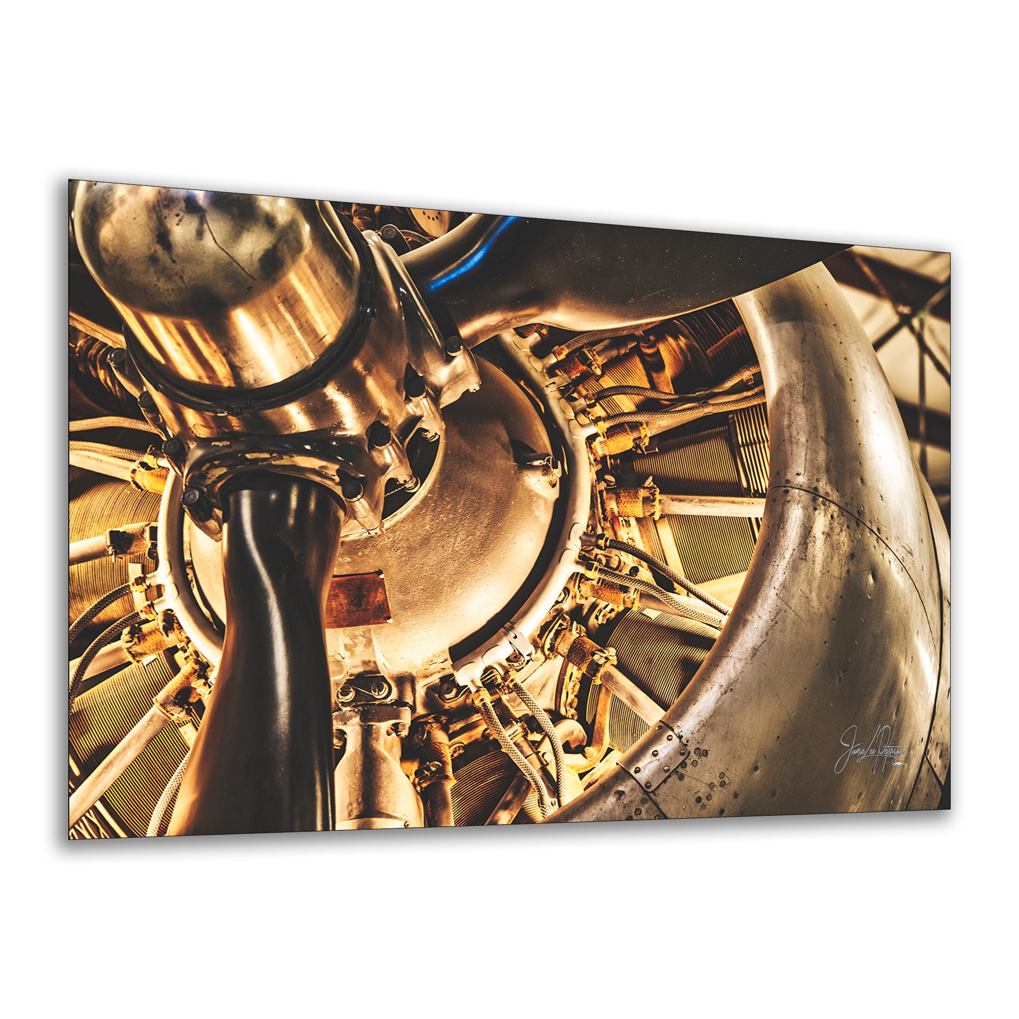 Studebaker Engine Pilot Gift for Airplane Lovers, Vintage WWII Aircraft Wall Art, Aviation History Decor, Retro Photo Man Cave Idea