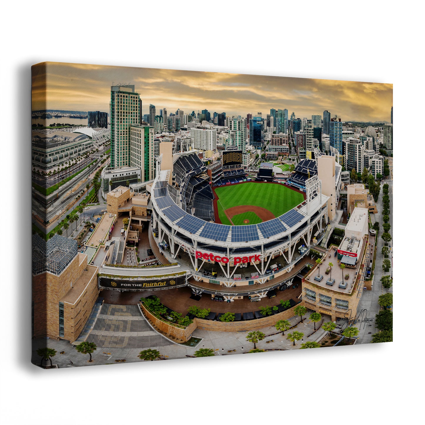 San Diego Padres Baseball Stadium Petco Park Canvas Print