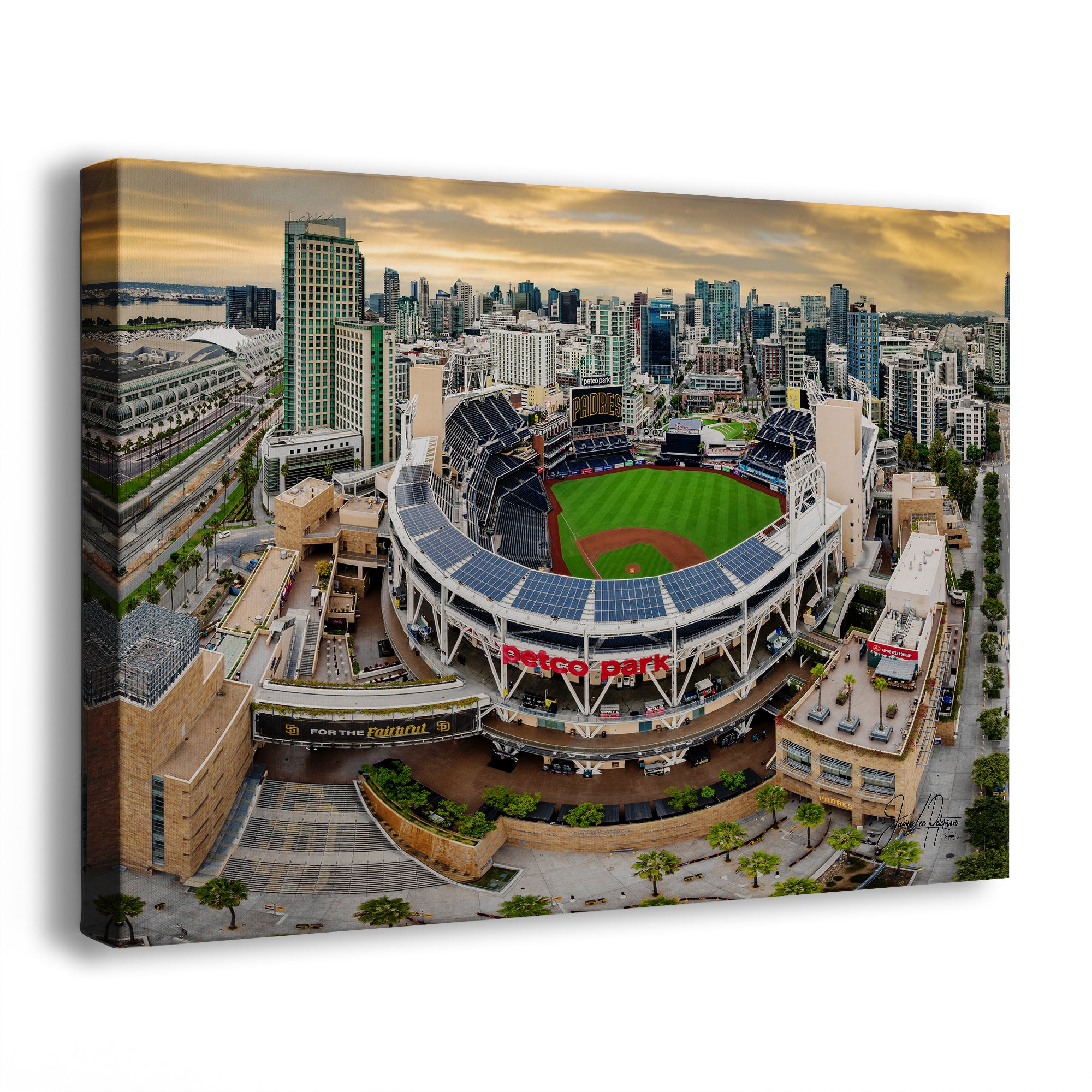 San Diego Padres Baseball Stadium Petco Park Canvas Print