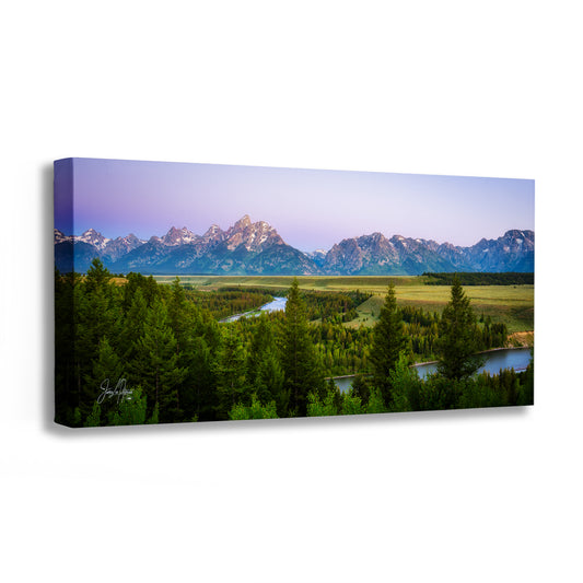 Grand Teton National Park Mountain Picture Panorama Nature Photo, Rustic Wall Art, Jackson Hole Scenery, Bohemian Decor