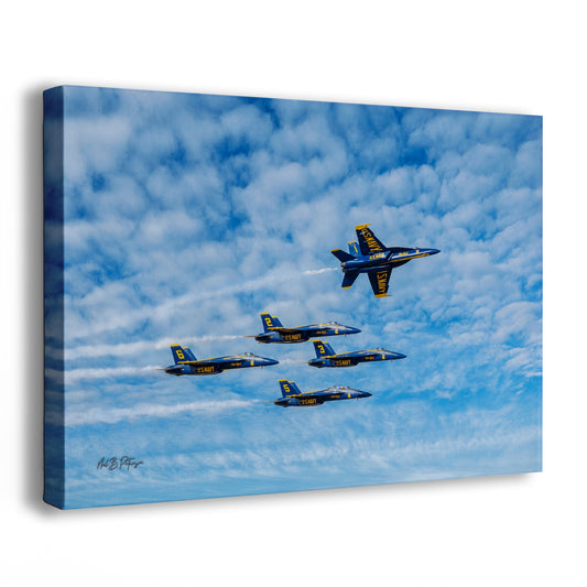 Blue Angels Aviation Artwork, FA-18 Super Hornet Military Aircraft Print