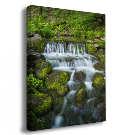 Yosemite National Park Waterfall Picture Nature Photo Relaxation Artwork for Meditation, Office, Apartment, and House Decor