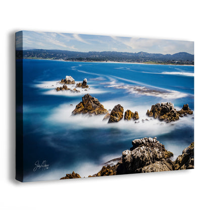 Point Lobos Shoreline, Carmel California Coastline Ocean Picture, Relaxation Artwork Nature Photo for Meditation, Office, Dorm, House Decor