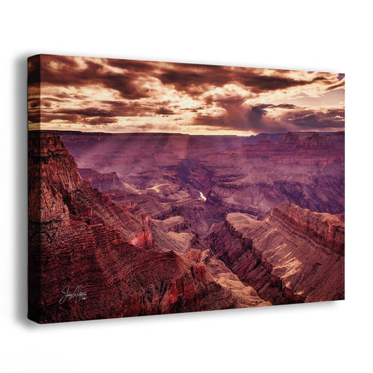 Grand Canyon National Park, Arizona Desert Picture Sunset Nature Photo, Bohemian Style Relaxation Artwork for Meditation, Apartment, Office & House Decor