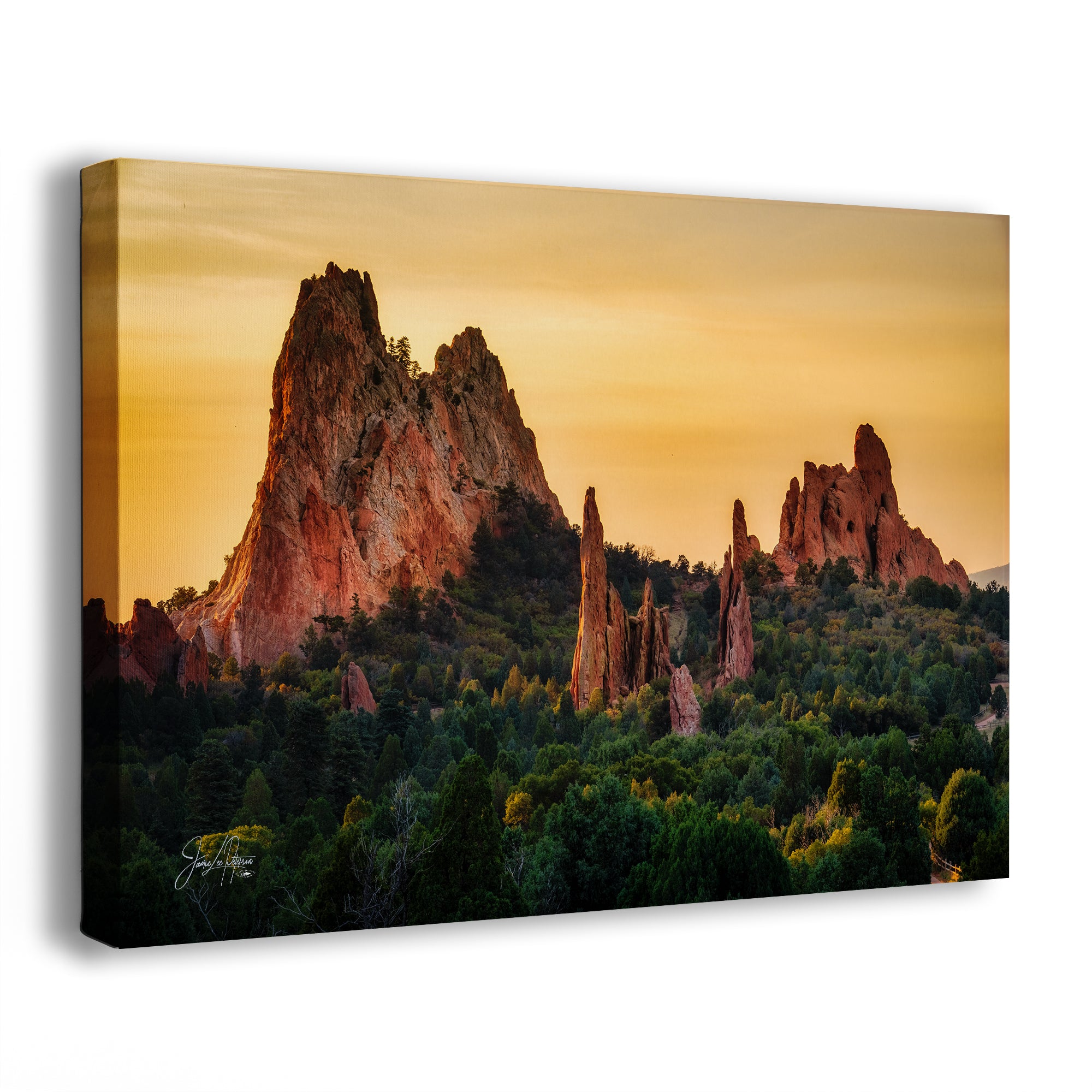 Garden of the Gods Colorado Mountain Photo - Serene Rocky Mountain Nature Photo for Meditation Home Decor