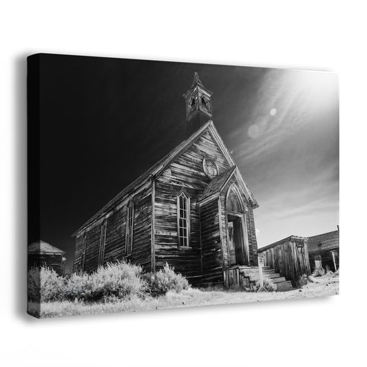 Bodie Ghost Town Western Decor in Black and White, Abandoned Forgotten Towns, Black and White Historic California Photography