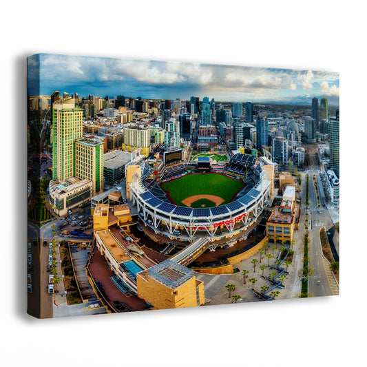 San Diego Padres Art, Petco Park Print MLB Stadium Baseball Fan Decor