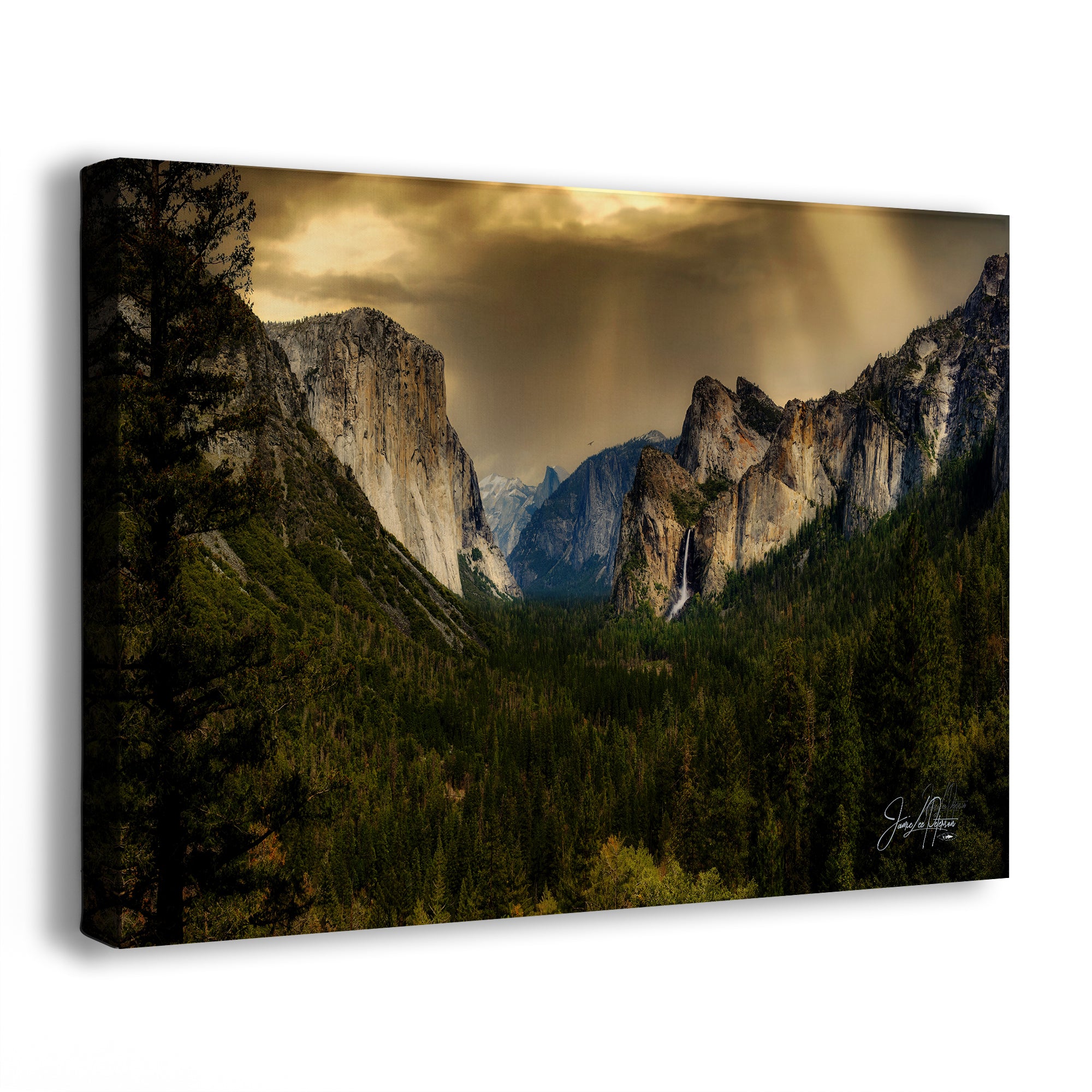 Yosemite National Park Mountain Picture Nature Photo Bohemian Relaxation Artwork for Meditation